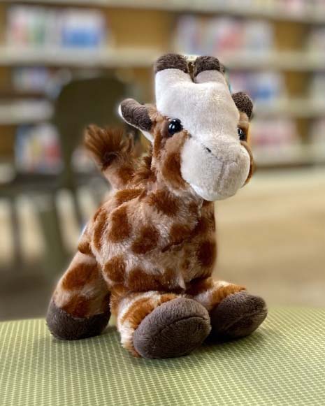 small stuffed giraffe