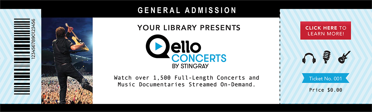Your library presents Qello Concerts by Stingray